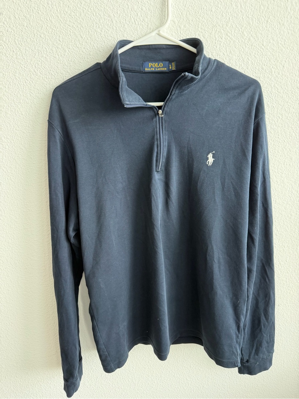 Polo Ralph Lauren Men’s Navy Quarter Zip Pullover L